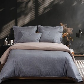 Σεντόνια Krambus (Σετ 4τμχ) Denim Nef-Nef Homeware Queen Size 240x270cm 100% Cotton Satin