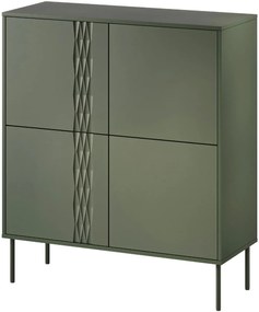 Μπουφές Tresse 4D-Prasino Skouro