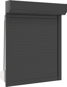 vidaXL Ρολό εισόδου Ανθρακί 70 x 100 cm Αλουμίνιο και Πολυουρεθάνη