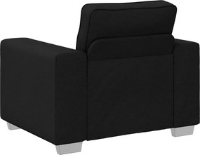 vidaXL Καθίσμα Σαλονιού Μαύρο 100 cm ύφασμα