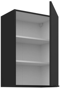 Κρεμαστό ντουλάπι Arianna 50 G 72 1F-Μαύρο