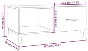 ΤΡΑΠΕΖΑΚΙ ΣΑΛΟΝΙΟΥ ΚΑΦΕ ΔΡΥΣ89,5X50X40ΕΚ.ΑΠΟ ΕΠΕΞΕΡΓΑΣΜΕΝΟ ΞΥΛΟ 817515