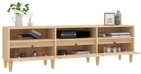 vidaXL Έπιπλο Τηλεόρασης Sonoma Δρυς 150x30x44,5 εκ. Επεξ. Ξύλο