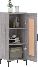 vidaXL Ντουλάπι Γκρι Sonoma 34,5x34x90 εκ. από Επεξεργασμένο Ξύλο
