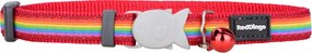 Κολάρο γάτας Red Dingo Rainbow 20-32 cm Πολύχρωμο