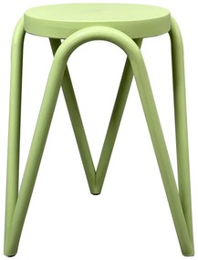 Σκαμπό Serzona pakoworld pp σε μέντα απόχρωση Φ27x45.5εκ