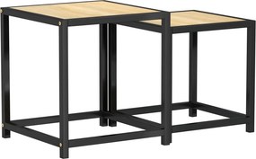 vidaXL Τραπεζάκια 2 τεμ. Sonoma Δρυς από MDF