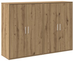 vidaXL Μπουφέ 2 τεμάχια Δρυς 60x31x84 εκ. Επεξεργασμένο Ξύλο