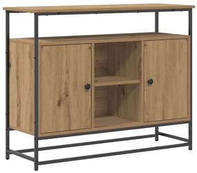 vidaXL Κονσόλα Artisan Oak 100x35x80 cm Κατασκευασμένο ξύλο και Ατσάλι