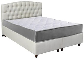 Κρεβάτι Lanse  διπλό με αποθηκευτικό χώρο κρεμ 160x200εκ Model: 322-000015