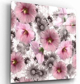Πίνακας Γυάλινος 231MDF1424 80x80cm Multi Wallity Τετράγωνοι Glass