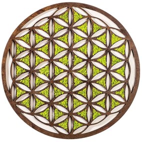 Διακοσμητικό Τοίχου Geometric 931NTR1107 44x1,6x44cm Multi Wallity Mdf