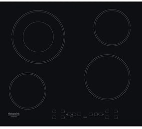 Hotpoint-Ariston HR 615 C Κεραμική Εστία Αυτόνομη με Λειτουργία Κλειδώματος 58x51εκ.