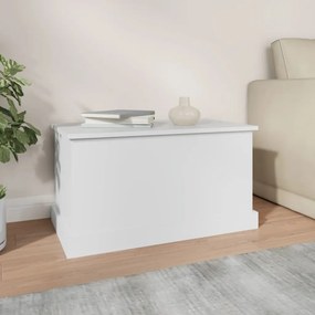 vidaXL Κουτί Αποθήκευσης Λευκό 70x40x38 εκ. από Τεχνητό Ξύλο