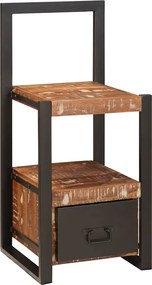 vidaXL Βάση Ρούχων Πολύχρωμο 40 x 40 x 90 cm Στερεό Ανακτηθέν Ξύλο