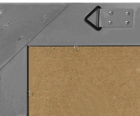 vidaXL Καθρέφτης Τοίχου με Μπαρόκ Στιλ Μαύρος 50 x 50 εκ.