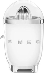 Ηλεκτρική αποχυμωτής εσπεριδοειδών Smeg CJF11WHEU, 70 W, Σύστημα αποφυγής στάγδην, Αντιολισθητική βάση, Λευκό