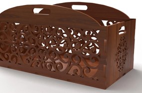 Σετ των 2 Intra απο ξύλο plywood 3mm-4mm πάχος - Διακοσμητικό κουτί δώρου Ξύλινο κουτί κοπής με λέιζερ Δίασταση 15x15 cm INTRAFABR-83158555