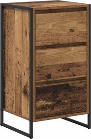 vidaXL Πλαϊνό γραφείο Παλιό Ξύλο 42 x 36 x 75.5 εκ. Επεξεργασμένο Ξύλο