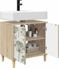 vidaXL Ντουλάπι Μπάνιου GOTHA Sonoma 60 x 40 x 60 εκ