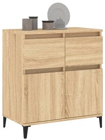 vidaXL Συρταριέρα Sonoma Δρυς 60x35x70 εκ. Επεξεργασμένο Ξύλο