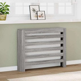 vidaXL Καπάκι Καλοριφέρ Γκρι Sonoma 104 x 20 x 82 cm