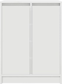 vidaXL Παπουτσοθήκη Λευκή 57x34x76 εκ. από Επεξεργασμένο Ξύλο