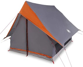 vidaXL Σκηνές Γκρι και πορτοκαλί 220 x 233 x 184 εκ Πολυεστέρας