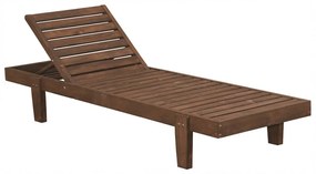 Ξαπλώστρα Aegean 01-00-479 64x200x34cm Walnut