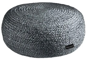 Πουφ Ottoman D50X25 Anthracite Guy Laroche Jute