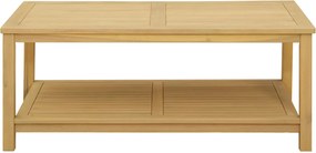 vidaXL Τραπεζάκι Πλευράς Φυσικό Λάδι 110 x 55 x 45 cm