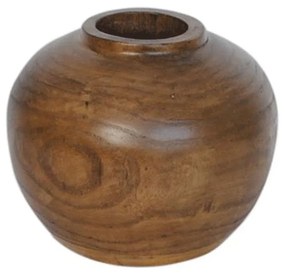 Βάζο Mango 00.07.75505 Φ22x18,5cm Brown Wood