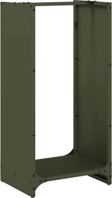 vidaXL Ράφι Καυσόξυλων 40x30x80 εκ. Χάλυβας ψυχρής έλασης
