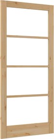 vidaXL Εσωτερική Πόρτα ORKDAL Καφέ 93 x 202 cm