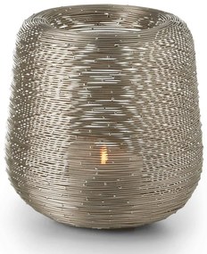 Κηροπήγιο Cali 122025 20x20cm Brass Philippi Metal