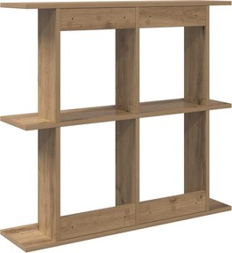 vidaXL Ράφι Τοίχου Επιτοίχιο Artisan Δρυς 80 x 20 x 75 εκ