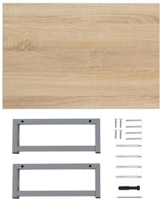 Έπιπλο Μπάνιου Χρώμα Δρυς 60 x 40 x 16,3 εκ.  - Καφέ