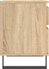 vidaXL Κομοδίνο Sonoma Δρυς 40 x 35 x 50 εκ. από Επεξεργ. Ξύλο