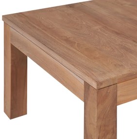 vidaXL Τραπεζάκι Σαλονιού 60 x 60 x 40 εκ. Ξύλο Teak/Φυσικό Φινίρισμα