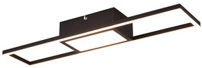 Φωτιστικό Οροφής - Πλαφονιέρα Rigido R67172132 60x13x6cm Dim Led 2800Lm 22W Black RL Lighting