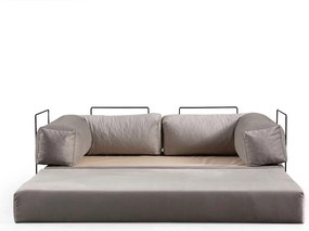 2-Seat Sofa-Bed Via Con - Light Grey Light Grey