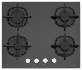 Davoline GGDS 400 Εστία Υγραερίου 59x52εκ Μαύρο Γυαλί