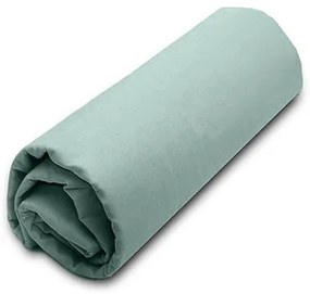 Κατωσέντονο Menta με λάστιχο  Υπέρδιπλο (160x200+25) Sunshine home 27 Aqua