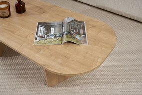 Coffee Table Ovalis - Oak Oak