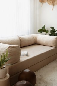 3-Seat Sofa-Bed Nook - Beige Beige