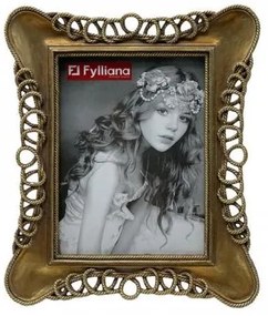ΚΟΡΝΙΖΑ Fylliana FL24057 12x18 ΧΡΥΣΟ ΑΝΤΙΚΕ ΧΡΩΜΑ 21x3x26εκ 279-225-299