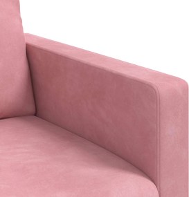 vidaXL Καναπές 2 pcs Ροζ
