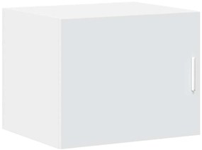 vidaXL Ντουλάπι Αποθήκευσης Στενό Λευκό 50x42,5x225 εκ. Επεξεργ. Ξύλο