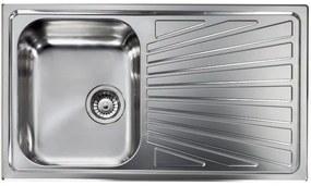 Sanitec Stainless Steel Sinks 11463 Ανοξείδωτος Νεροχύτης 45cm