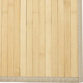 vidaXL Χαλί Ορθογώνιο Φυσικό 100 x 400 εκ. Μπαμπού